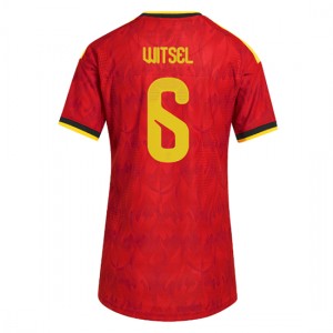 Belgia Axel Witsel #6 Jalkapallovaatteet Naisten Kotipaita MM-kisat 2026 Lyhythihainen